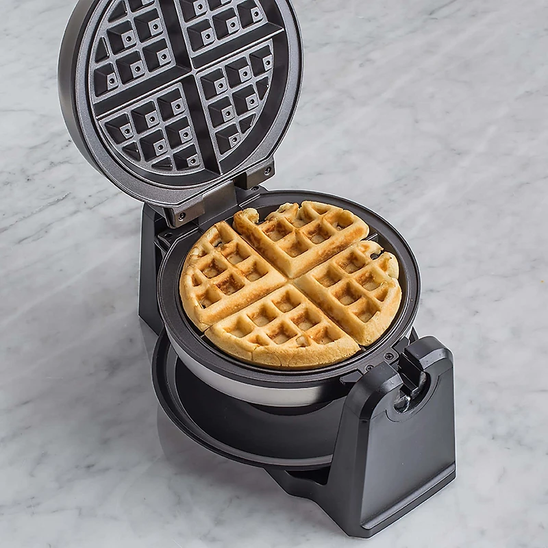 Chefman Rotating Waffle Maker (Black/Stainless Steel)