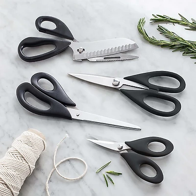 KSP Snip-It Multi Purpose Scissors Combo - Set of 4 (Black)