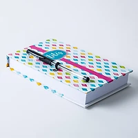 Peach Memo 'Oranges/Diamond/Floral Bird' Notepad with Pen (Asstd.)