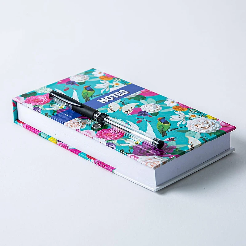 Peach Memo 'Oranges/Diamond/Floral Bird' Notepad with Pen (Asstd.)