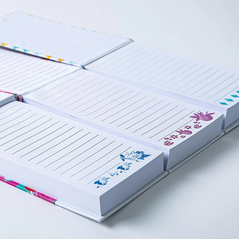 Peach Memo 'Oranges/Diamond/Floral Bird' Notepad with Pen (Asstd.)