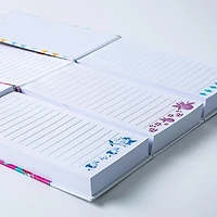 Peach Memo 'Oranges/Diamond/Floral Bird' Notepad with Pen (Asstd.)