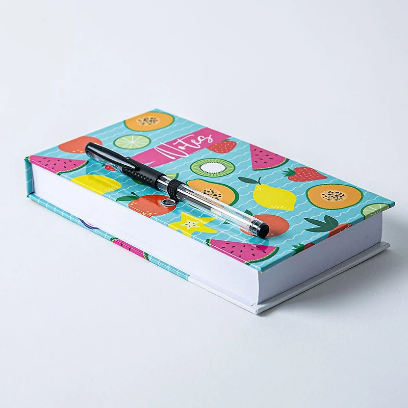 Peach Memo 'Fruit/Bird/Floral' Notepad with Pen (Asstd.)
