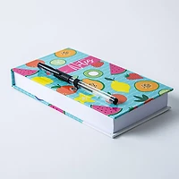 Peach Memo 'Fruit/Bird/Floral' Notepad with Pen (Asstd.)