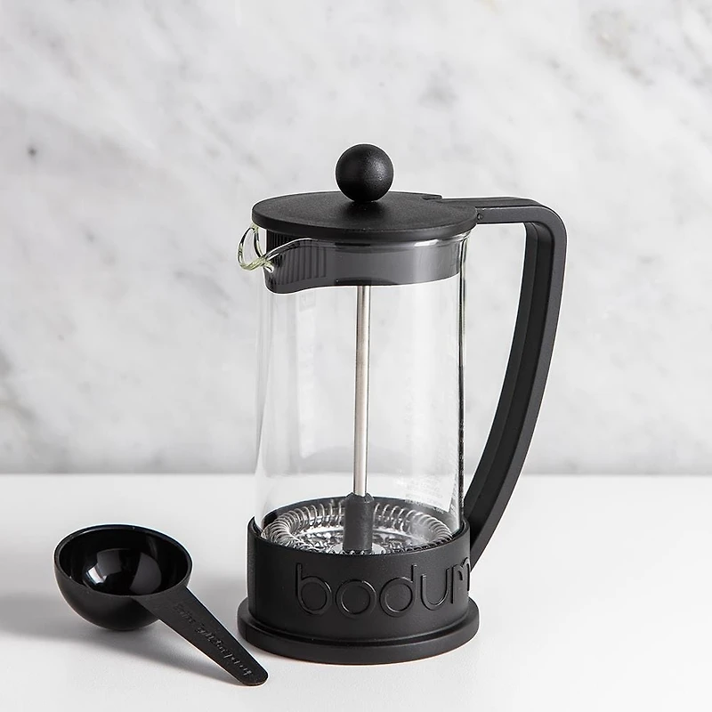 Bodum Brazil French Coffee Press (Black, 3-Cup)