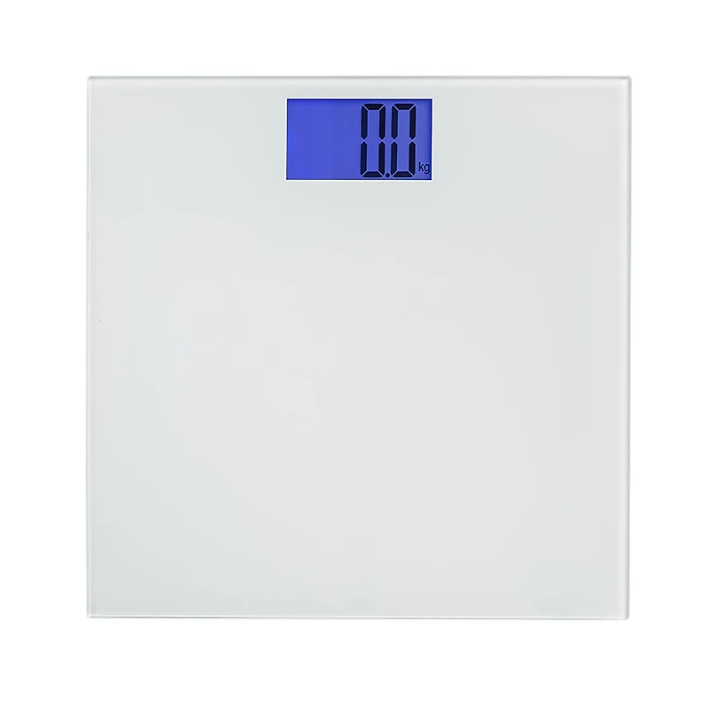 KSP Personal Glass Digital Bathroom Scale (White)
