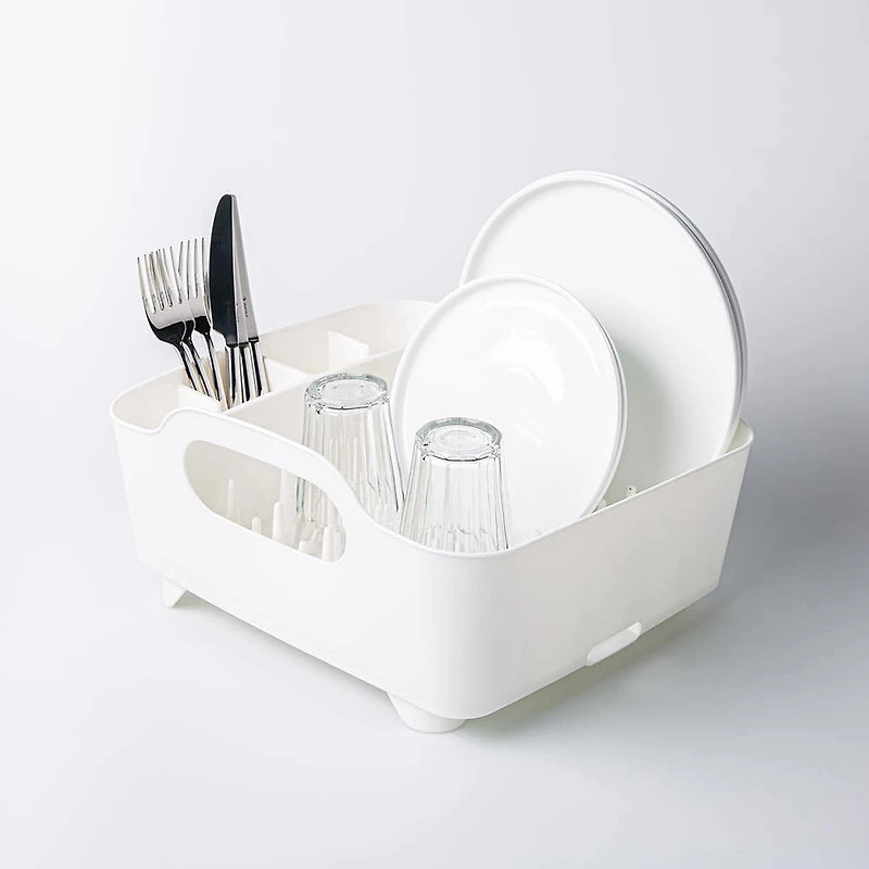 Umbra Tub Plastic Dish Rack (White)