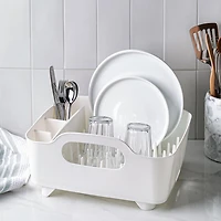 Umbra Tub Plastic Dish Rack (White)