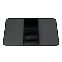 Umbra Udry Microfibre Drying Mat with Rack - Black (24x18")