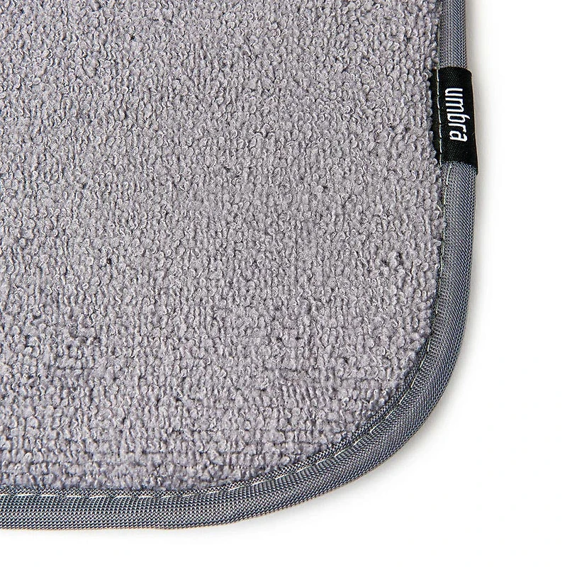 Umbra Udry Mini Microfibre Drying Mat w/Rack (Charcoal)