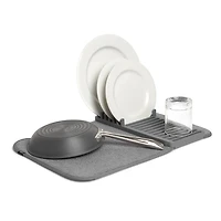 Umbra Udry Mini Microfibre Drying Mat w/Rack (Charcoal)