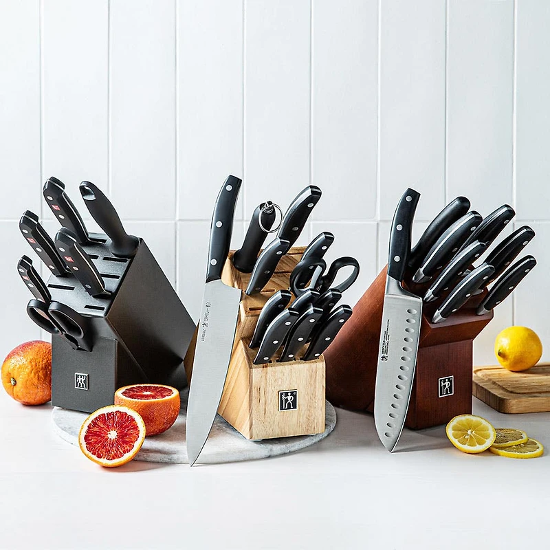 Henckels Forged Contour 9 Piece Knife Block Set (Rosewood)