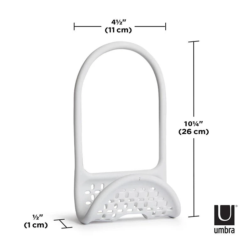 Umbra Sling Flexible Sink Caddy - White