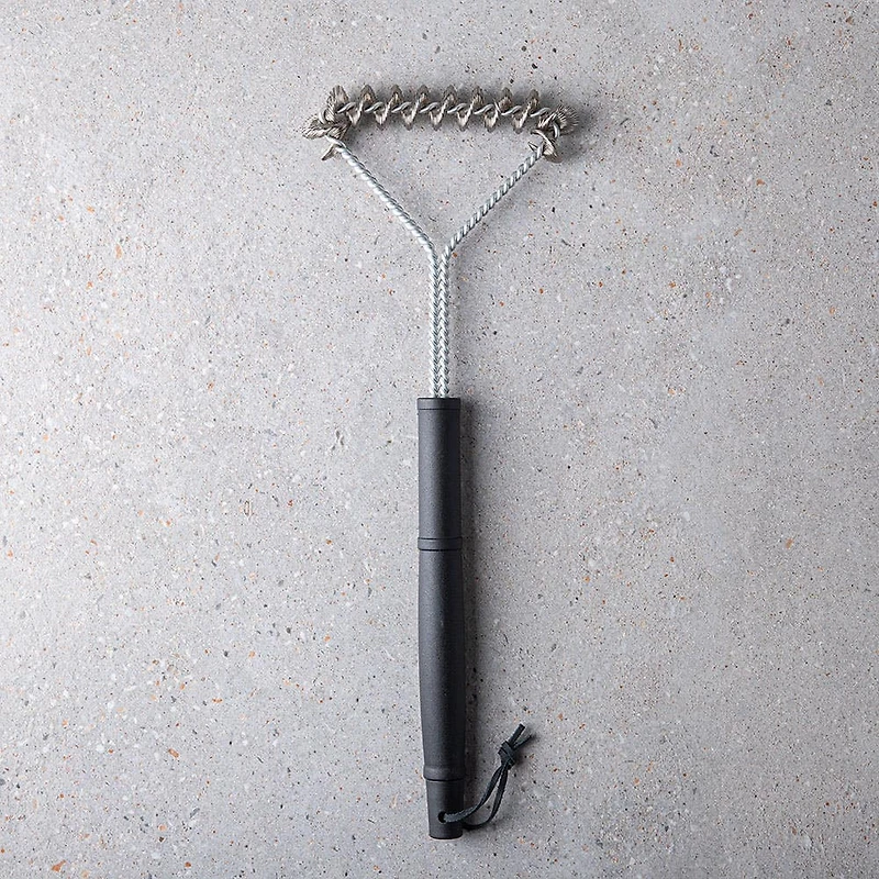 KSP Epicure Bbq Cleaning Brush Spiral Mesh (Black/Stainless Steel)