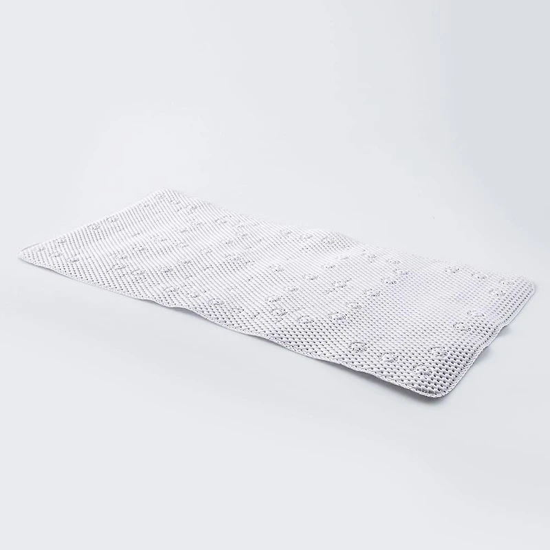 KSP Soft Touch Foam Pvc Non-Slip Suction Tubmat (White)