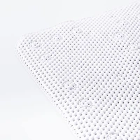 KSP Soft Touch Foam Pvc Non-Slip Suction Tubmat (White)