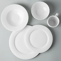 A La Carte 'Diamond' Porcelain Cereal Bowl (White)