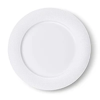 A La Carte 'Diamond' Porcelain Side Plate (White)