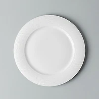 A La Carte 'Diamond' Porcelain Side Plate (White)