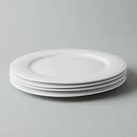 A La Carte 'Diamond' Porcelain Side Plate (White)