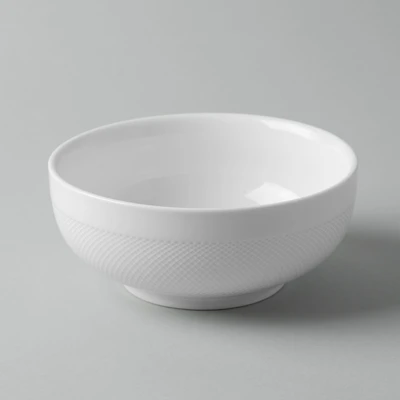 A La Carte 'Diamond' Porcelain Cereal Bowl (White)