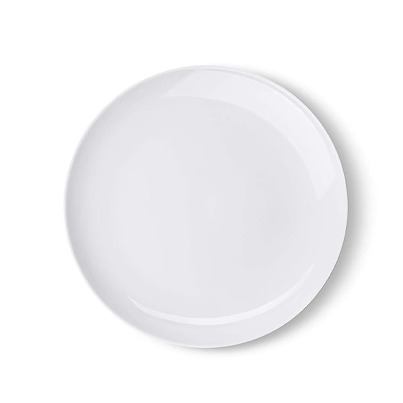 A La Carte 'Ashford Coupe' Porcelain Dinner Plate (White)