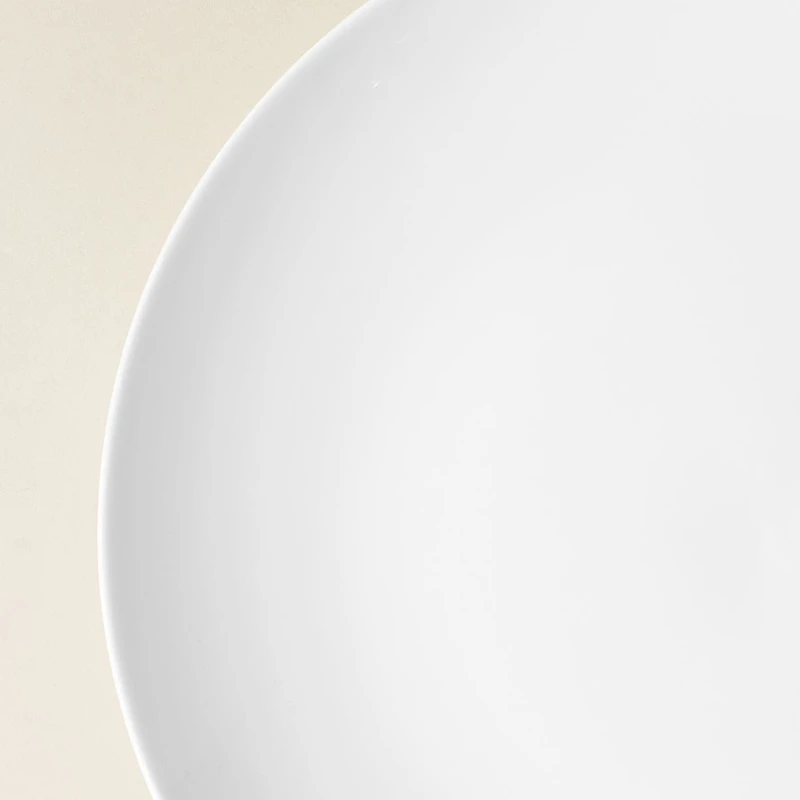 A La Carte 'Ashford Coupe' Porcelain Dinner Plate (White)