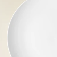 A La Carte 'Ashford Coupe' Porcelain Dinner Plate (White)