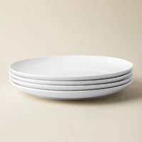 A La Carte 'Ashford Coupe' Porcelain Dinner Plate (White)