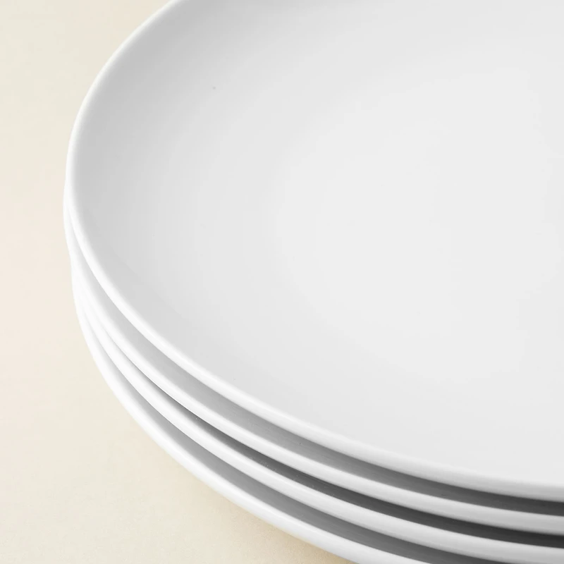 A La Carte 'Ashford Coupe' Porcelain Dinner Plate (White)