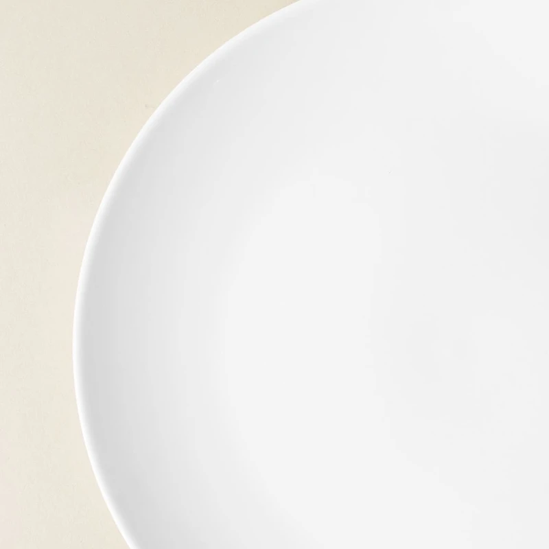 A La Carte 'Ashford Coupe' Porcelain Side Plate (White)