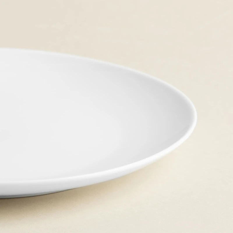 A La Carte 'Ashford Coupe' Porcelain Side Plate (White)