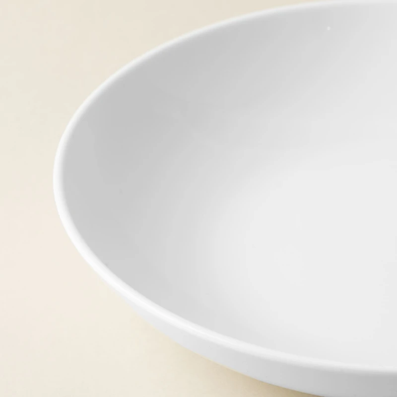 A La Carte 'Ashford Coupe' Porcelain Soup- Pasta Plate (White)