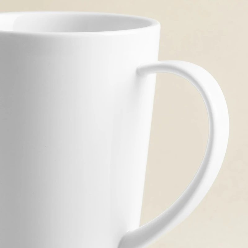 A La Carte 'Oxford' Porcelain Mug 400ml (White)