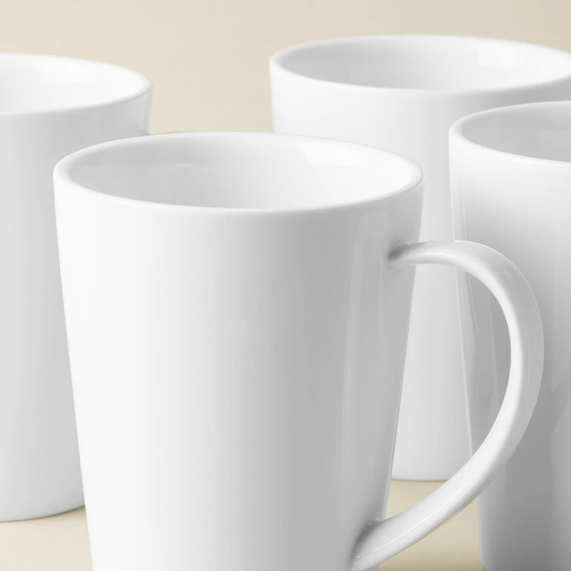 A La Carte 'Oxford' Porcelain Mug 400ml (White)