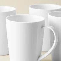 A La Carte 'Oxford' Porcelain Mug 400ml (White)