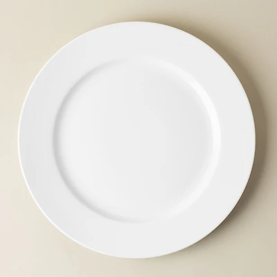 A La Carte 'Oxford' Porcelain Dinner Plate (White)