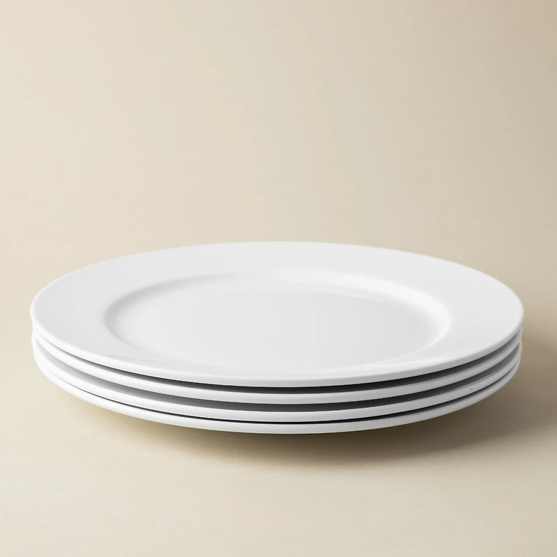 A La Carte 'Oxford' Porcelain Dinner Plate (White)