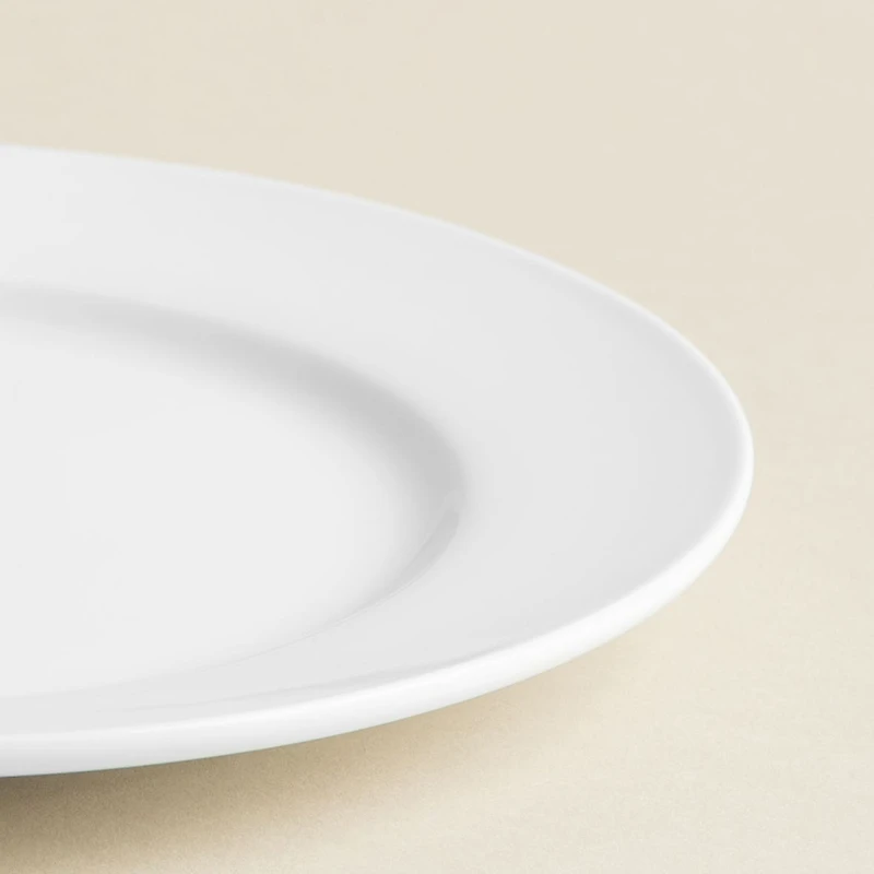 A La Carte 'Oxford' Porcelain Side Plate (White)