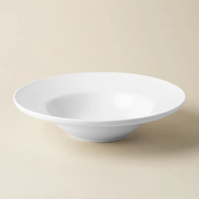 A La Carte 'Oxford' Porcelain Soup- Pasta Plate (White)