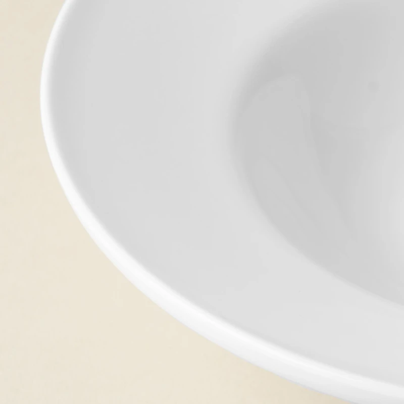 A La Carte 'Oxford' Porcelain Soup- Pasta Plate (White)