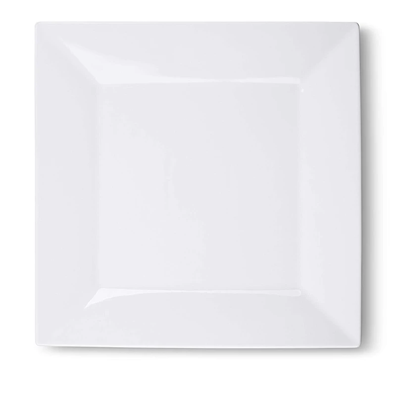 A La Carte 'Essentials' Porcelain Platter 12"sq.  (White)