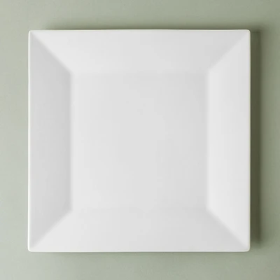A La Carte 'Essentials' Porcelain Platter 12"sq.  (White)