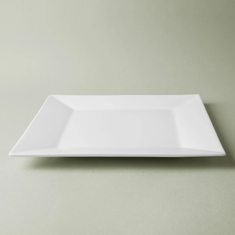 A La Carte 'Essentials' Porcelain Platter 12"sq.  (White)