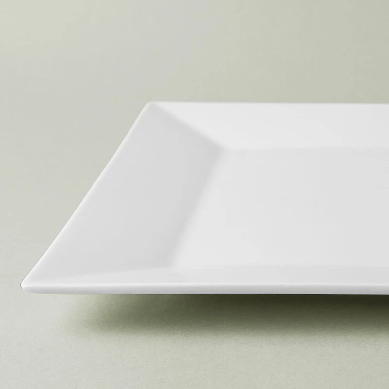 A La Carte 'Essentials' Porcelain Platter 12"sq.  (White)