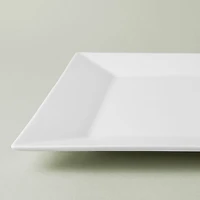A La Carte 'Essentials' Porcelain Platter 12"sq.  (White)