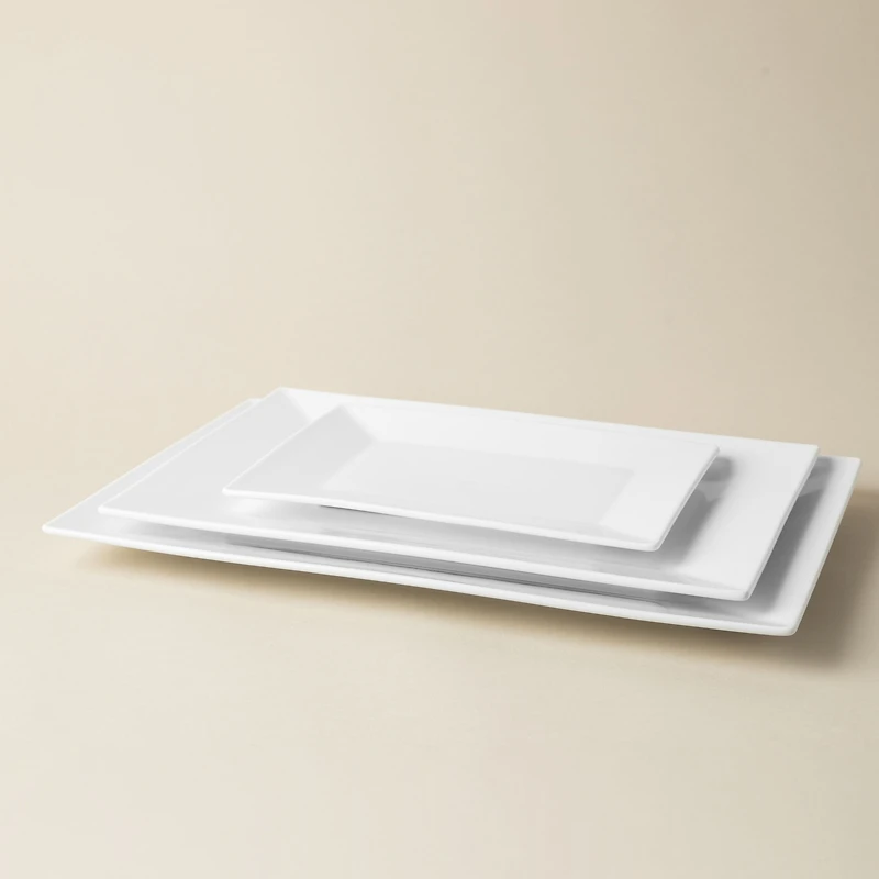 A La Carte 'Essentials' Porcelain Platter cm (White