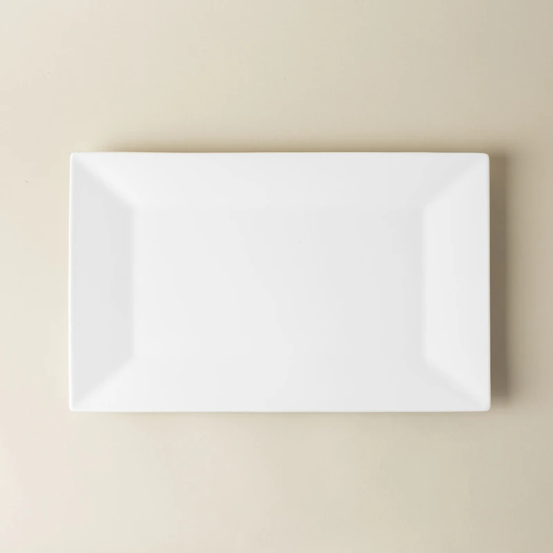 A La Carte 'Essentials' Porcelain Platter cm (White