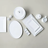 A La Carte 'Essentials' Porcelain Platter 38 cm (White)