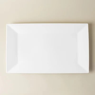 A La Carte 'Essentials' Porcelain Platter 15" (White)